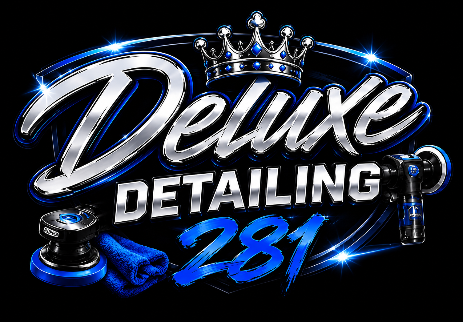 Deluxe Detailing 281 Logo